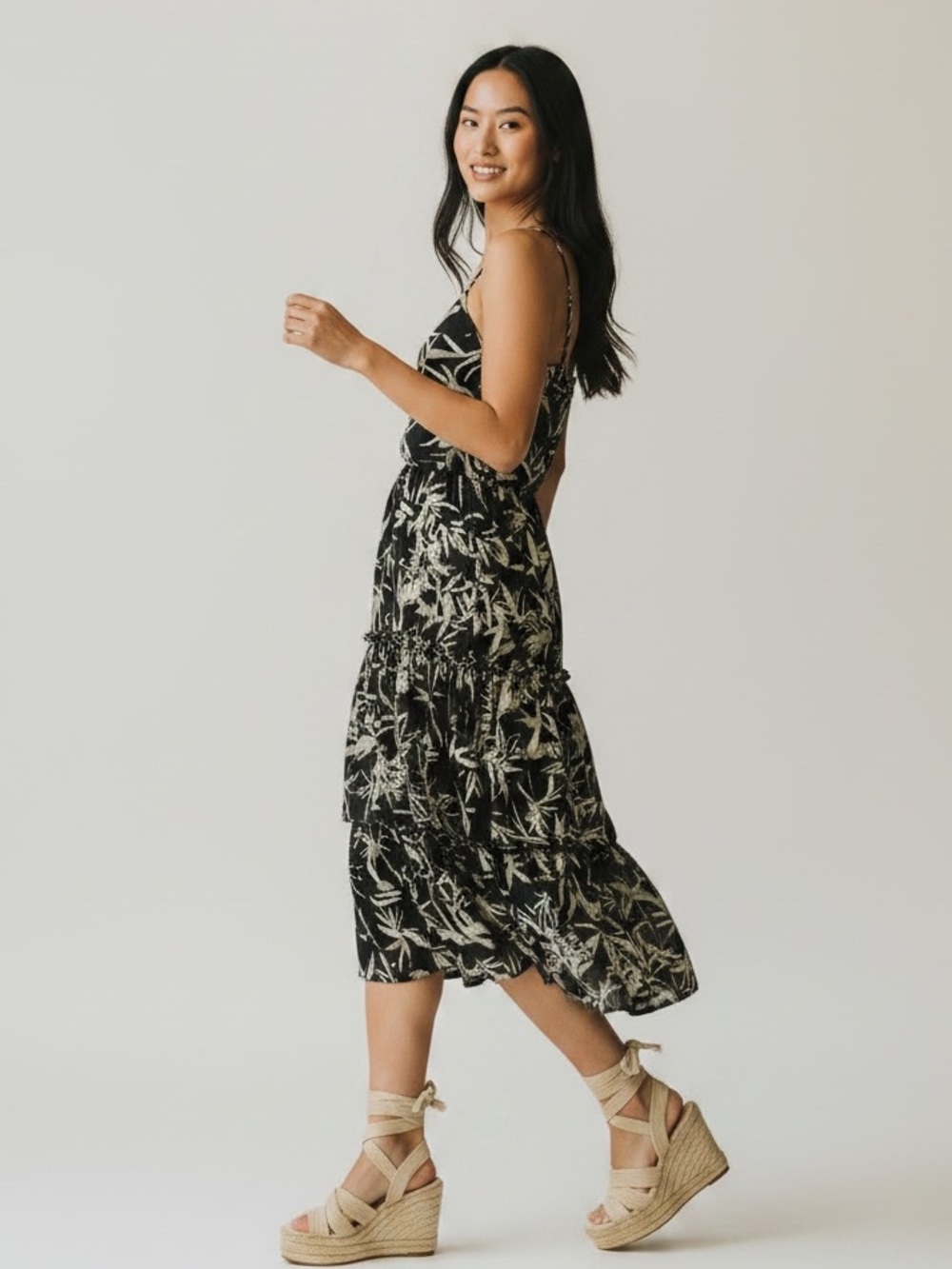 Express Tiered Dress Size L